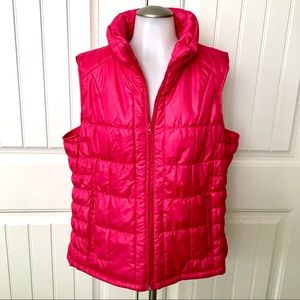 NWT New York & Company Pink Puffer Vest